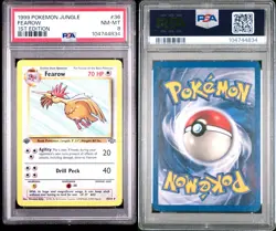 Fearow - 1st Edition - 36/64 Jungle - WOTC Unlimited - Pokemon TCG - PSA 8 - Image 3