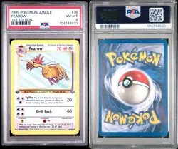 Fearow - 1st Edition - 36/64 Jungle - WOTC Unlimited - Pokemon TCG - PSA 8 - Image 3