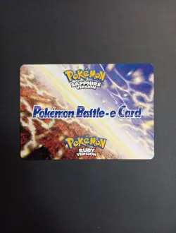 Pokemon Battle-e Card Gentleman Nils Sapphire Ruby Version GBA 2003 - Image 2