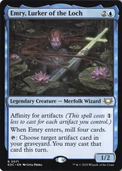 Emry, Lurker of the Loch R Commander: Edge of Eternities 71 NM - Image 1