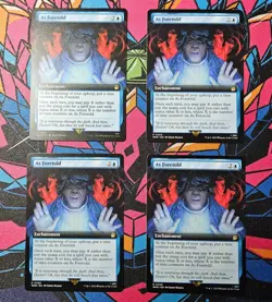 4x As Foretold x4 NM Extended Art MTG Doctor Who Unplayed Magic The Gathering - Image 1