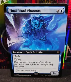 magic the gathering - Final-Word Phantom - Creature - Spirit Detective - Rare - Image 1