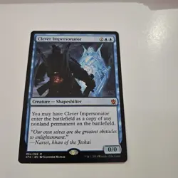 Clever Impersonator Khans of Tarkir Regular Magic The Gathering MTG - Image 1