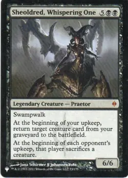 MTG: The List Reprints: Sheoldred, Whispering One: Lightly Played Condition - Image 1