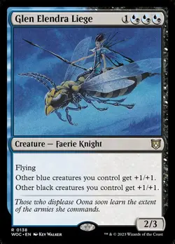 1x Glen Elendra Liege NM Eng MTG - Commander : WOE - Image 1