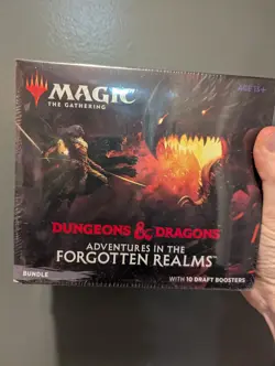 MTG D&D Adventures in the Forgotten Realm Draft Bundle - Sealed - 10 Packs 630509982615 - Image 1