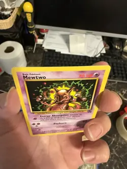Pokemon Card - Mewtwo WoTC Black Star Promo 14 Non-Holo - HP - Image 3