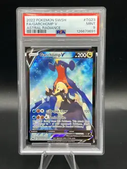 Pokemon Garchomp V PSA 9 MINT TG23 Astral Radiance Trainer Gallery TG23/TG30 FA - Image 1