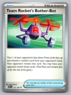 Pokemon TCG SV10: Destined Rivals Team Rocket's Bother-Bot 172/182 - Image 1