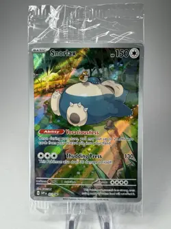 Pokemon Card Snorlax SVP 051 Scarlet & Violet 151 Black Star Promo NM sealed - Image 3