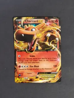 Pokemon TCG Reshiram & Charizard GX SM247 NM & Charizard Ex 11/106 Dmg - Image 3