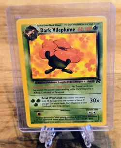 Dark Vileplume 30/82 Pokemon Team Rocket Non Holo WOTC TCG NM - Image 1