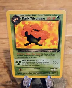 Dark Vileplume 30/82 Pokemon Team Rocket Non Holo WOTC TCG NM - Image 3