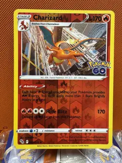 Pokemon Go - Charizard - 010/078 - Reverse Holo 1797 - Image 1