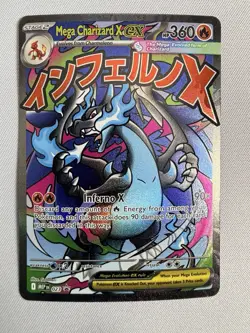 Mega Charizard X ex MEP 023 Black Star Promo UPC Pokemon TCG NM - Image 1