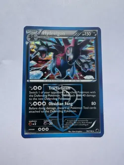 2013 Pokemon Black & White Plasma Freeze Hydreigon Holo #78/116 - Image 1