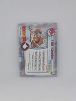 Kingler #99 Topps Blue Label TV Animation Edition Holo Pokemon 1999 - Image 2