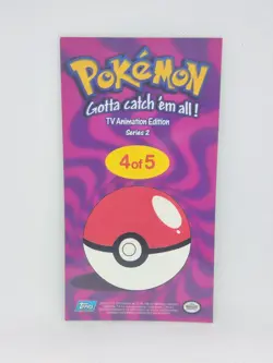 Pokemon 2000 Topps Oversized Tin Topper TV Animation Edition Series 2: 4 of 5 - Image 2