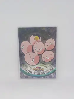 Exeggcute #102 Pokemon Topps Series 1 TCG Blue Logo Label 1st Print Pokemon - Image 1