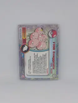 Exeggcute #102 Pokemon Topps Series 1 TCG Blue Logo Label 1st Print Pokemon - Image 2