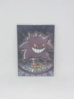 2000 Topps Pokemon TV Animation Edition Series 2 HOLO FOIL #94 GENGAR blue Logo - Image 1
