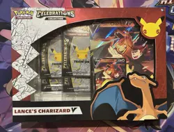 Pokemon TCG Celebrations Lances Charizard V Collection Box New SEALED! - Image 1