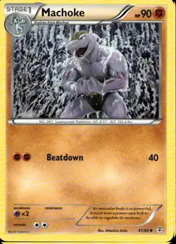 Machoke 41/83 Uncommon XY Generations Pokemon - Image 1