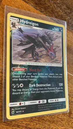 Hydreigon - 62/111 - Rare - Reverse Holo - S&M: Crimson Invasion - Pokemon TCG - Image 2