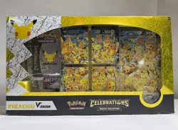 Pokemon Pikachu TCG Celebrations V-Union Special Collection Box New Sealed 820650809156 - Image 1