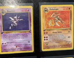 Lot Of 6 Rare Non-Holo First Edition Pokemon From Jungle And Fossil Set - Image 2
