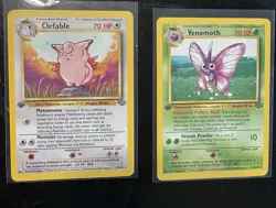 Lot Of 6 Rare Non-Holo First Edition Pokemon From Jungle And Fossil Set - Image 3