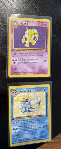Lot Of 6 Rare Non-Holo First Edition Pokemon From Jungle And Fossil Set - Image 4