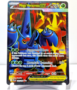 2025 Pokemon Phantasmal Flames Mega Heracross ex Ultra Rare #108/094 - Mint/NM - Image 1