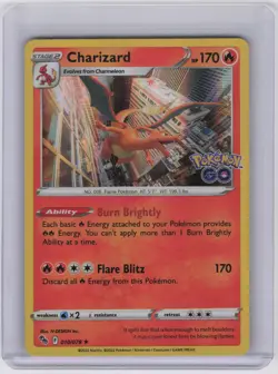 Charizard Holo Rare Pokemon GO 010/078 NM - Image 1