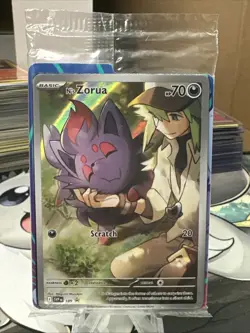 Pokemon TCG N’s Zorua #189 Black Star Promo Sealed Scarlet & Violet Era - Image 1
