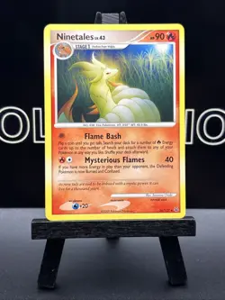 Ninetales 36/127 Pokemon TCG Base Set Platinum Regular Rare - Image 2