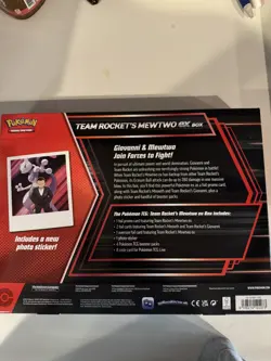 Pokemon TCG Team Rocket's Mewtwo EX Collection Box - Brand New "Factory Sealed" - Image 2
