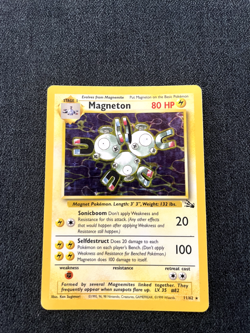 Pokemon TCG Magneton 11/62 Fossil Holo LP - Image 1