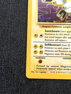 Pokemon TCG Magneton 11/62 Fossil Holo LP - Image 3