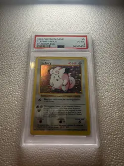 PSA 4 1999 Pokemon Game Shadowless Clefairy 5/102 Base Set Holo Rare - Image 1