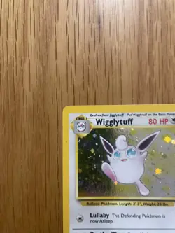 Pokemon TCG Wigglytuff Base Set 2 19/130 Holo Rare unlimited LP - Image 5