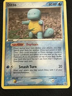 Ditto - (Squirtle) 40/113 Pokemon Delta Species - LP - Image 1