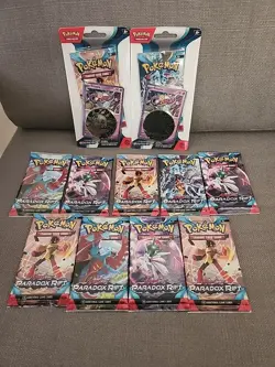 11x Pokemon S&V Paradox Rift Booster Packs/Blisters - NEW SEALED LOT - Image 1