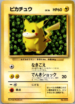 Pokemon Japanese Ivy Pikachu Non-Glossy How to Play No. 25 Promo DMG - Image 1