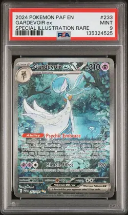 2024 Pokemon Gardevoir ex 233/091 SV: Paldean Fates Holo PSA 9 - Image 1