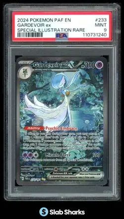 2024 POKEMON SV PALDEAN FATES - PAF EN #233/091 GARDEVOIR EX SIR PSA 9 - Image 1