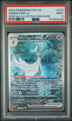 2024 POKEMON PAF EN-PALDEAN FATES 233/091 GARDEVOIR EX PSA 9 - Image 1
