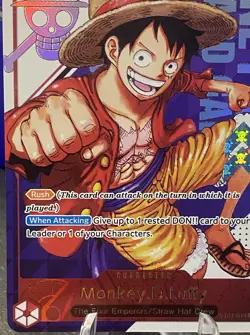 One Piece Monkey.D.Luffy - ST21-014 (3rd Anniversary Treasure Campaign Pack) NM - Image 5