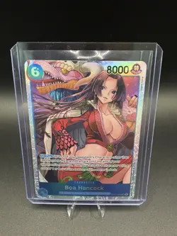 Boa Hancock OP07-051 - One Piece TCG English - SR Super Rare Foil NM Near-Mint - Image 3