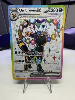 Pokemon Umbreon ex SVP 176 Sv: Scarlet & Violet Promo Card Holo - Image 1